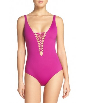 Becca Hourglass One-Piece Swimsuit - Pink