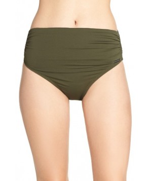 Vince Camuto Convertible High Waist Bikini Bottoms - Green