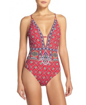 Nanette Lepore 'Goddess - Pretty Tough' One-Piece Swimsuit  - Red