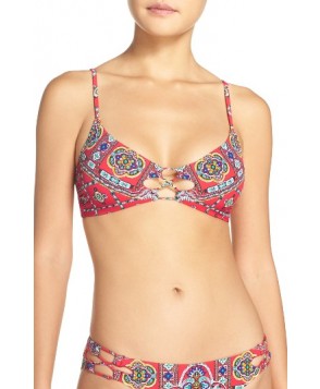 Nanette Lepore 'Pretty Tough' Bralette Bikini Top  - Red