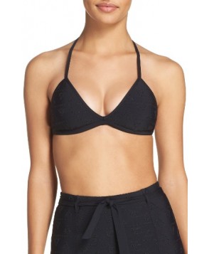 Seafolly Lola Rae Bikini Top US / 12 AU - Black