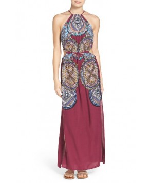 Red Carter Cover-Up Maxi Dress - Purple