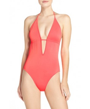 Milly Acapulco One-Piece Swimsuit - Coral