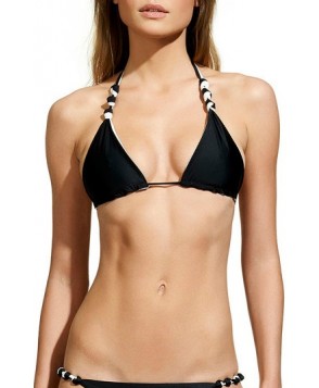  Vix Swimwear Reversible Bikini Top, Size D - Black