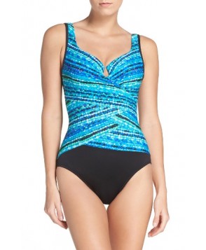 Miraclesuit Night Lights Escape Underwire One-Piece Swimsuit