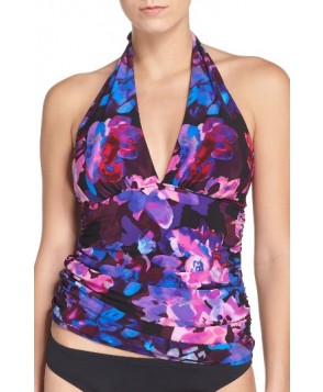 Magicsuit Divine April Halter Tankini Top - Purple