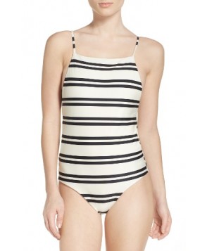 Vix Swimwear Classic Drop One-Piece Swimsuit - White