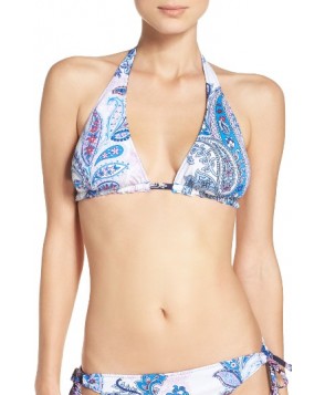 Tommy Bahama Reversible Paisley Print Bikini Top