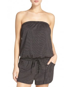 Freya Glam Rock Cover-Up Romper - Black