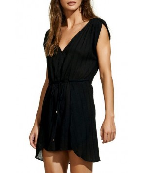 Vix Swimwear Agatha Cover-Up Caftan - Black