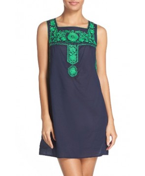 Tory Burch Amira Embroidered Cover-Up Dress