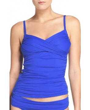 La Blanca 'Island' Convertible Tankini Top - Blue