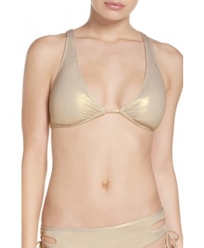 The Bikini Lab Hot Shine Bikini Top - None