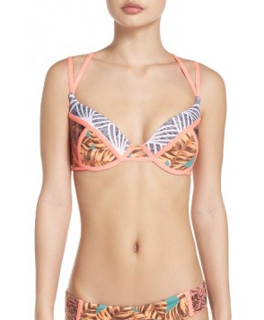 Maaji The Rolling Scones Underwire Bikini Top - Coral