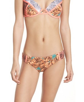 Maaji The Rolling Scones Bikini Bottoms - Coral