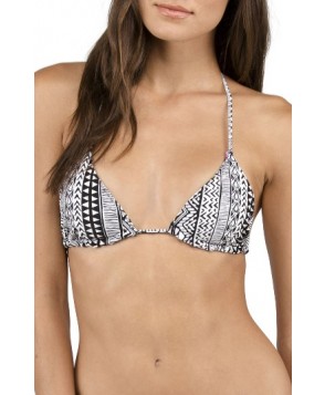 Volcom Locals Reversible Triangle Bikini Top - Black