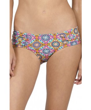 Volcom Current State Cheeky Bikini Bottoms - Blue/green