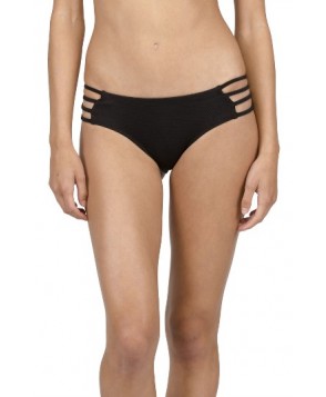 Volcom Meshed Up Cheeky Bikni Bottoms - Black