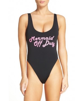 The Bikini Lab Summer Dayz One-Piece Swimsuit - Black