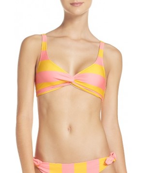 Solid & Striped Jane Bikini Top - Coral