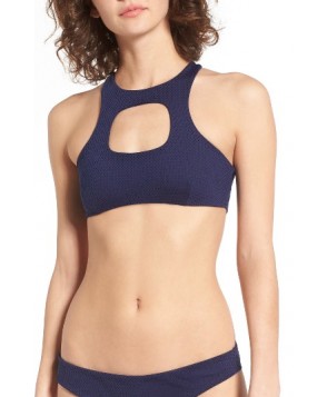 Rip Curl Reversible High Neck Bikini Top - Blue