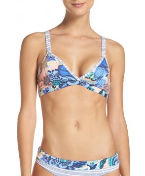 Maaji Freezy Frame Reversible Bikini Top - Blue