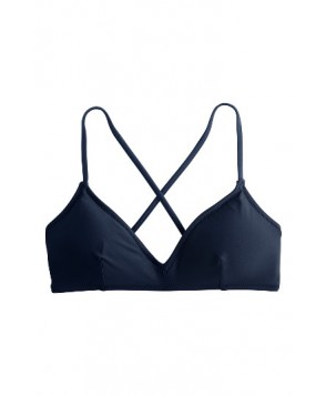  J.crew French Cross Back Bikini Top, Size XX-Small - Blue