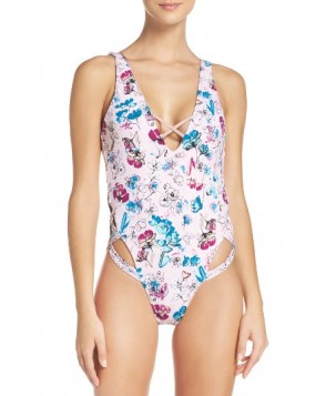 The Bikini Lab Bouquet Reversible One-Piece Swimsuit