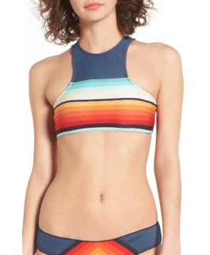 Rip Curl Surf Daze High Neck Bikini Top - Blue