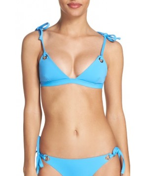 Mara Hoffman Grommet Bikini Top - Blue