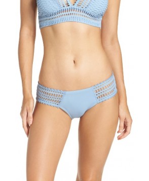 Robin Piccone 'Sophia' Crochet Bikini Bottoms - Blue