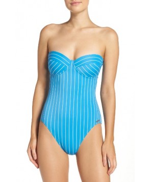 Vince Camuto Underwire One-Piece Swimsuit - Blue