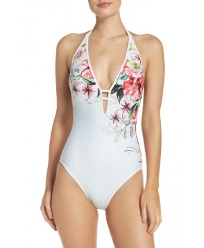 Robin Piccone Camellia One-Piece Swimsuit - White
