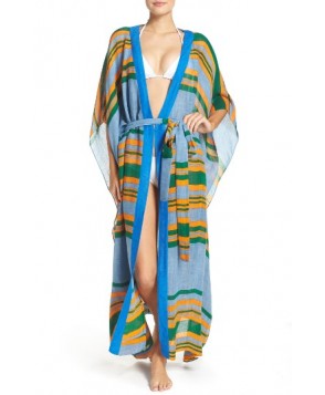 Diane Von Furstenberg Cover-Up Wrap Dress - Blue
