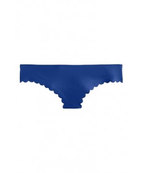 J.crew Scalloped Matte Bikini Bottoms - Blue