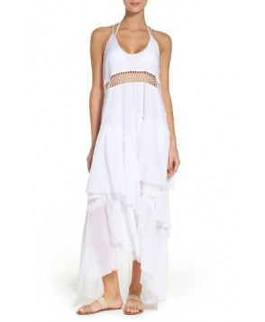Suboo Closer Frill Cover-Up Maxi Dress - White