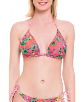 Blush By Profile Japanika Reversible Bikini Top E (DD US) - Coral