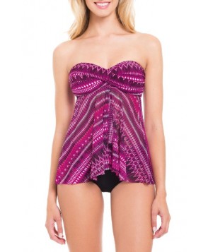 Profile By Gottex Flyaway Tankini Top - Pink