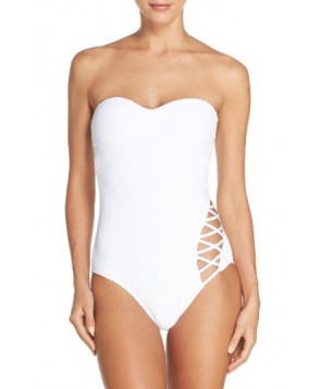Kenneth Cole Shanghi One-Piece Swimsuit - White