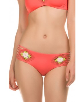 Isabella Rose French Pastry Maui Bikini Bottoms - Coral