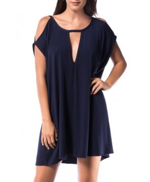 Robin Piccone Cold Shoulder Cover-Up - Blue