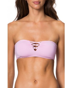 O'Neill 'Salt Water' Bandeau Bikini Top - Pink
