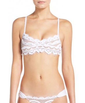 Pilyq Lace Bikini Top - White