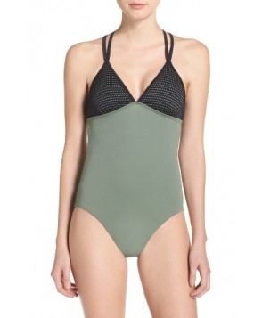 Zella Colorblock One-Piece Swimsuit