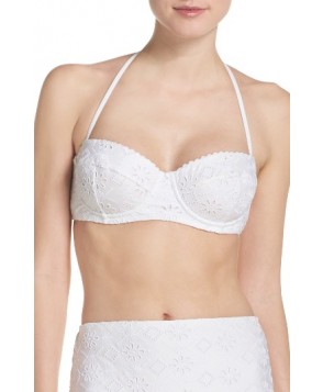 Kate Spade New York Half Moon Bay Underwire Bikini Top - White