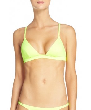 Solid & Striped Morgan Triangle Bikini Top - Yellow