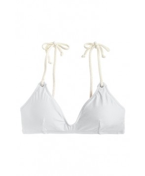 J.crew Braided Tie Bikini Top - White