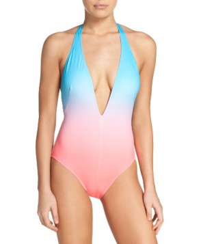 Solid & Striped Willow One-Piece Swimsuit - Coral