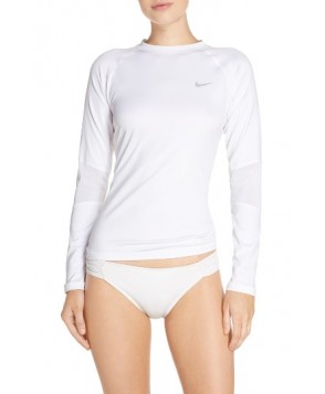 Nike Hydro Long Sleeve Rashguard - White