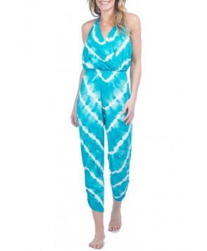 Green Dragon Tie Dye Cover-Up Jumpsuit
